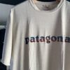 【Men's】patagonia | パタゴニア　M's Cap Cool Daily Graphic Shirt - '73 TEXT LOGO : PUMICE X-DYE [45235] - 画像 (5)