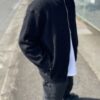 【Men's】*A VONTADE | アボンタージ　Big Waffle Drivers Zip Cardigan - BLACK - 画像 (5)