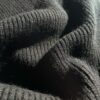 【Unisex】Cozy Cashmere Company | コージーカシミヤカンパニー　 Cashmere Single Rib Scarf - BLACK - 画像 (6)