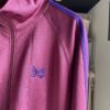 【Unisex】NEEDLES | ニードルズ　Track Jacket [POLY SMOOTH] - WINE [NS244] - 画像 (5)