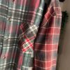 【Unisex】Rebuild by Needles | リビルドバイニードルズ　Flannel Shirt 7Cut Wide Sht - E - 画像 (9)