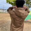【Unisex】MOUNTAIN MARTIAL ARTS | マウンテンマーシャルアーツ　MMA×MICKEY “SUPER POWER” POLARTEC® Hoodie - MIX BEIGE [MMA19-73] - 画像 (3)