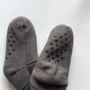 【Unisex】THE NORTH FACE | ザ・ノースフェイス　Nuptse Bootie Socks - MM ミックスグレー×ミックスチャコール [NN82233] - 画像 (5)