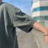 【Men's】Less by SHELTECH | シェルテック　Wide Tee - PIGMENT KHAKI - 画像 (5)