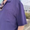 【Men's】BIG MIKE | ビッグマイク　Rayon Aloha S/S Shirts - DARK BLUE - 画像 (3)