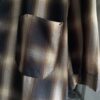 【Men's】BIG MIKE | ビッグマイク　Rayon Mix Ombre Check S/S Shirts - BLACK × BROWN - 画像 (10)