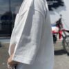 【Men's】BIG MIKE | ビッグマイク　Heavy Wide Sunglasses Pocket S/S Tee - FORGE GREY - 画像 (5)