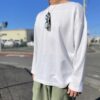 【Unisex】armi | アーミィ　『Smart』Wool x Cotton Football Tee - WHITE - 画像 (9)