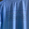 【Ladies】patagonia | パタゴニア　Kid's Cap Silkweigt T-Shirt - P-6 OUTLINE : EDDY BLUE [62381] - 画像 (7)