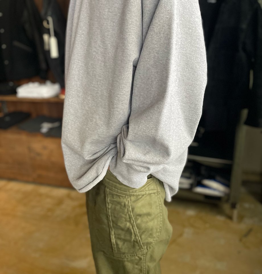 【Unisex】WALLA WALLA SPORT | ワラワラスポーツ 13oz Crew Sweat Shirt  - HEATHER GREY - 画像 (5)