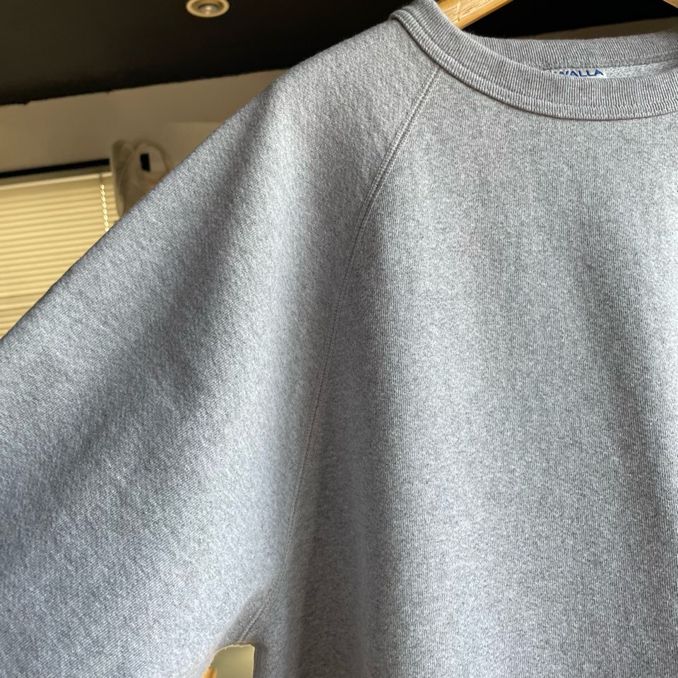 【Unisex】WALLA WALLA SPORT | ワラワラスポーツ 13oz Crew Sweat Shirt  - HEATHER GREY - 画像 (11)