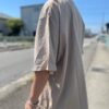 【Men's】7.5oz Drop Shoulder Big Tee - OATMEAL - 画像 (5)