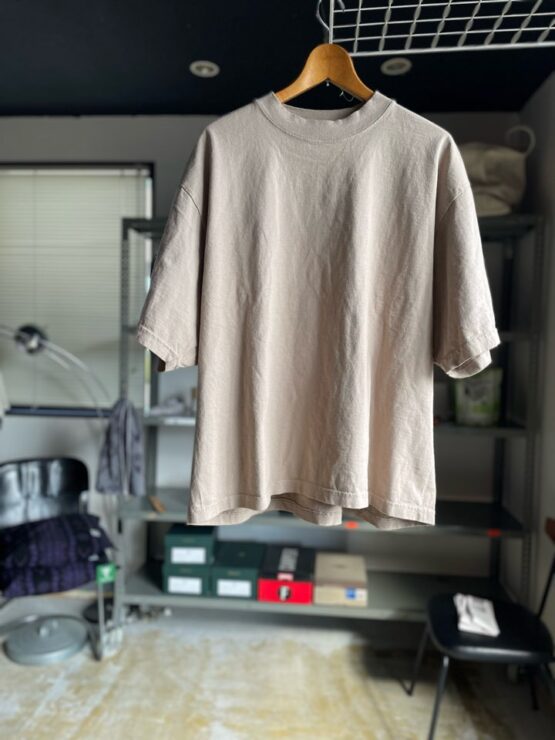 【Men's】7.5oz Drop Shoulder Big Tee - OATMEAL