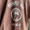 【Ladies】free rage | フリーレイジ　Rycycle Cotton Tee “HAWAII” - BROWN - 画像 (8)