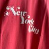 【Ladies】free rage | フリーレイジ　Rycycle Cotton Tee “New York City” - RED - 画像 (8)