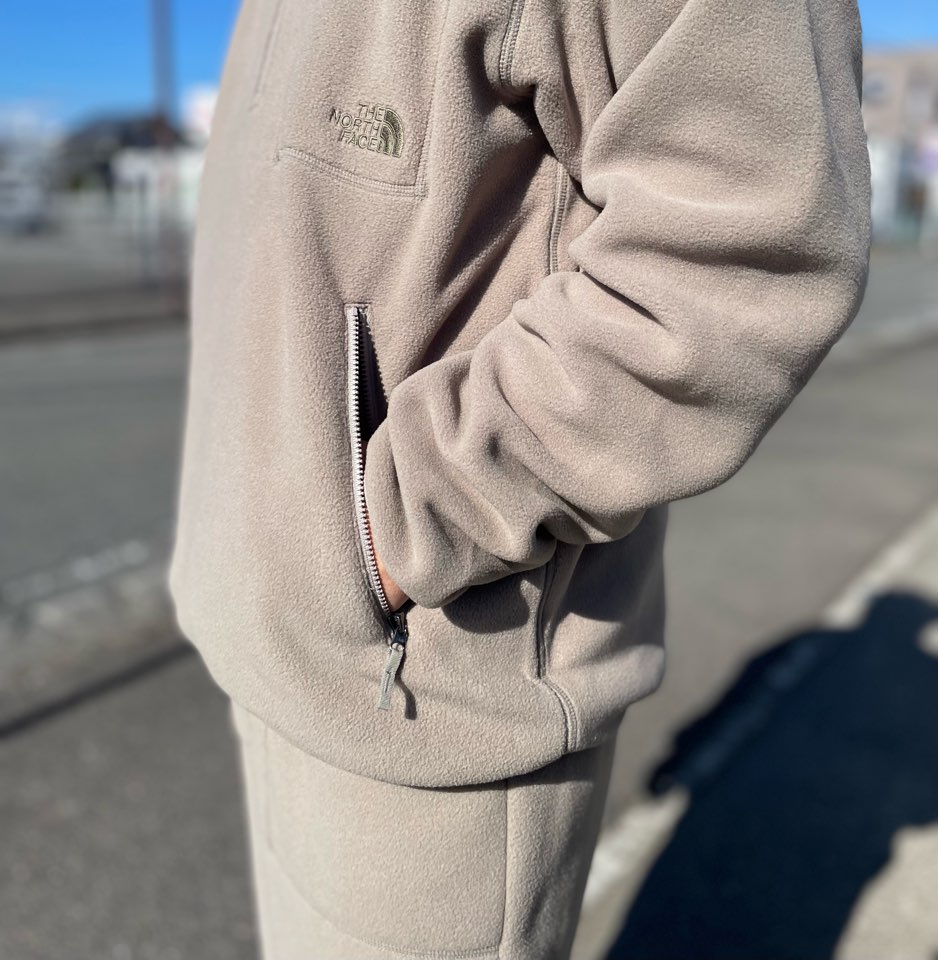【Men's】THE NORTH FACE | ザ・ノースフェイス Field Fleece Half Zip - MR マッシュルーム - 画像 (4)