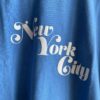 【Ladies】free rage | フリーレイジ　Rycycle Cotton Tee “New York City” - BLUE - 画像 (8)