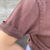 【Ladies】free rage | フリーレイジ　Rycycle Cotton Tee “Carifornia” - BROWN - 画像 (5)