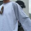 【Unisex】WALLA WALLA SPORT | ワラワラスポーツ　3/4 Baseball Tee 2 Tone - WHITE / MOCK TWIST - 画像 (5)