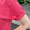 【Ladies】free rage | フリーレイジ　Rycycle Cotton Tee “New York City” - RED - 画像 (4)