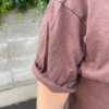 【Ladies】free rage | フリーレイジ　Rycycle Cotton Tee “HAWAII” - BROWN - 画像 (5)