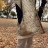 halo commodity | ハロコモディティー　Flutter Stole - BEIGE/CAMEL [h223-980] - 画像 (5)