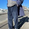 【Men's】RICCARDO METHA | リカルドメッサ　1Tuck Wide Pants 8Walle Couduroy - NAVY - 画像 (2)