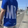 【Men's】STAMP Run&Co | スタンプ ランアンドカンパニー　STAMP Graphic Run Tee "BIG LOGO" - BLUE - 画像 (5)