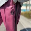 NEEDLES | ニードルズ　Boots-Cut Track Pant [POLY SMOOTH] - SMORK PINK [MR288] - 画像 (3)