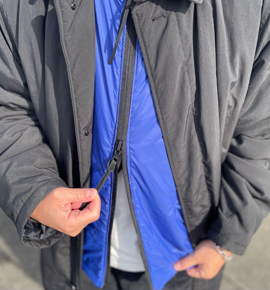 【Men's】melple | メイプル Ventura Vest - BLACK×BLUE - 画像 (4)