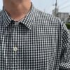 【Men's】*A VONTADE | アボンタージ　Gardener Apron Shirt L/S - BLACK GINGHAM [VTD-0366-SH] - 画像 (8)