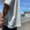 【Unisex】armi | アーミィ　『残布』Zan;p T Oversize - WHITE - 画像 (7)