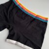 【Men's】Anapau | アナパウ　無地定番ボクサーパンツ - BLACK - 画像 (6)