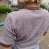 【Ladies】Healthknit | ヘルスニット　Basic Waffle Henlyneck S/S Tee - BROWN×OFF BORDER [601S_BORDER] - 画像 (5)