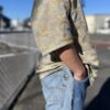 【Men's】NEEDLES | ニードルズ　Cabana Shirt [Poly india Iq.] - GRAY/BEIGE - 画像 (6)