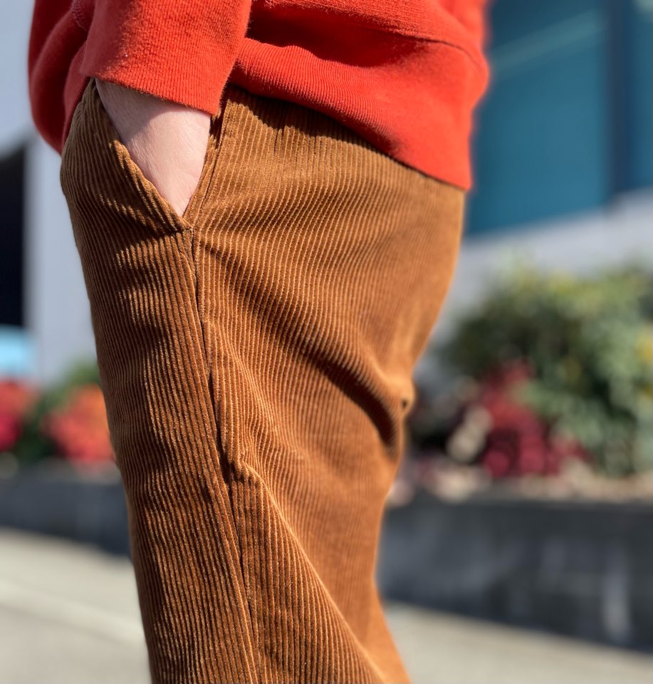 【Men's】BIG MIKE | ビッグマイク Corduroy Easy Pants - BROWN - 画像 (4)