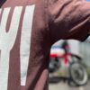 【Unisex】free rage | フリーレイジ　Rycycle Cotton Tee “HEY! YOU” - BROWN - 画像 (6)