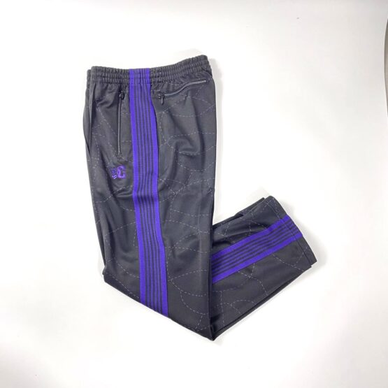 【Unisex】NEEDLES | ニードルス　NEEDLES × DC SHOE Track Pant 〈Poly Smooth/Printed〉- BLACK [MR609]