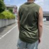 【Unisex】FRANK&MORRIS | フランクアンドモリス　F&M Mesh Sleeveless - KH カーキ [FM-012] - 画像 (7)