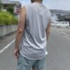 【Unisex】FRANK&MORRIS | フランクアンドモリス　F&M Mesh Sleeveless - LG ライトグレー [FM-012] - 画像 (7)