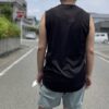【Unisex】FRANK&MORRIS | フランクアンドモリス　F&M Mesh Sleeveless - BK ブラック [FM-012] - 画像 (7)