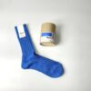 【Unisex】decka Quality Socks | デカ クオリティーソックス　Cased Heavyweight Plain Socks - BLUE - 画像 (2)