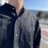 【Men's】*A VONTADE | アボンタージ　Banded Collar Shirts - BLACK - 画像 (4)