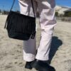 【Unisex】BAICYCLON by bagjack | バイシクロン バイ バッグジャック　Tape Fringe One Shoulder Bag (Small) - BLACK [BCL-83] - 画像 (5)
