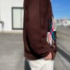 【Men's】NEEDLES | ニードルズ　V Neck Cardigan [CHIMAYO] - BROWN - 画像 (6)