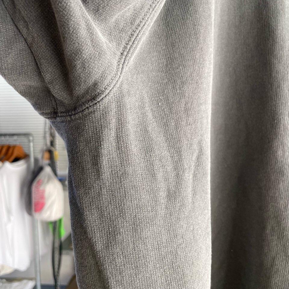 【Unisex】the hommage effort | オマージュ Garment Dye Sweat Hoodie - SUMIKURO - 画像 (9)