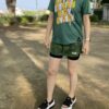 【Ladies】STAMP Run&Co | スタンプ ランアンドカンパニー　STAMP Graphic Run Tee "MOUNTAIN HIGH" - GREEN - 画像 (7)