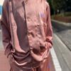 NEEDLES | ニードルズ　PAJAMA SET [Poly Sateen] - PINK [MR267] - 画像 (4)