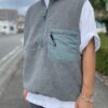 【Men's】patagonia | パタゴニア　W's Synch Vest - NICKEL W/NOUVEAU GREEN [22950] - 画像 (2)