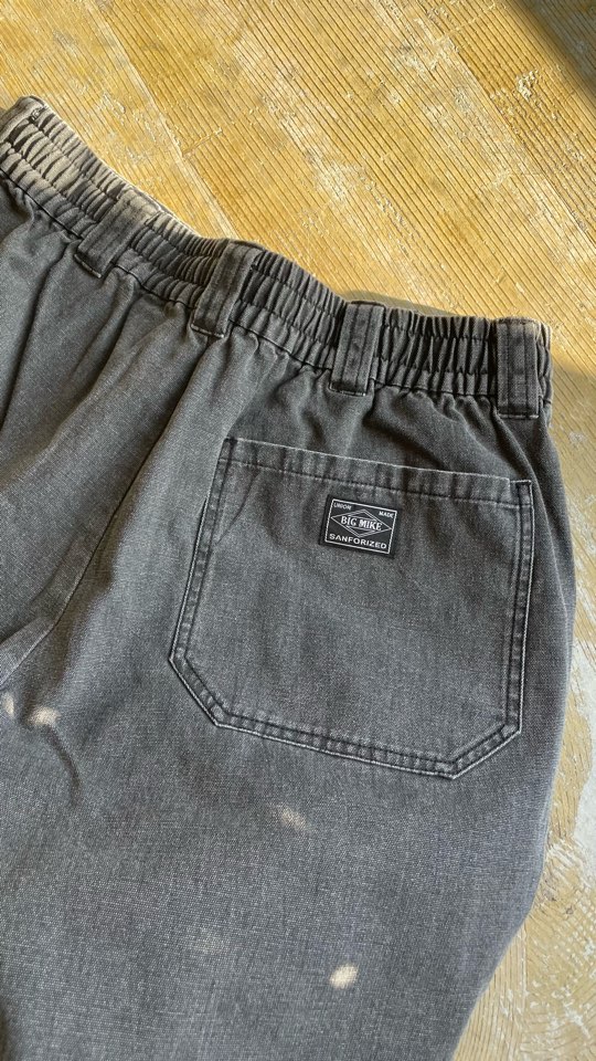 【Men's】BIG MIKE | ビッグマイク Duck Easy Pants - BLACK - 画像 (13)